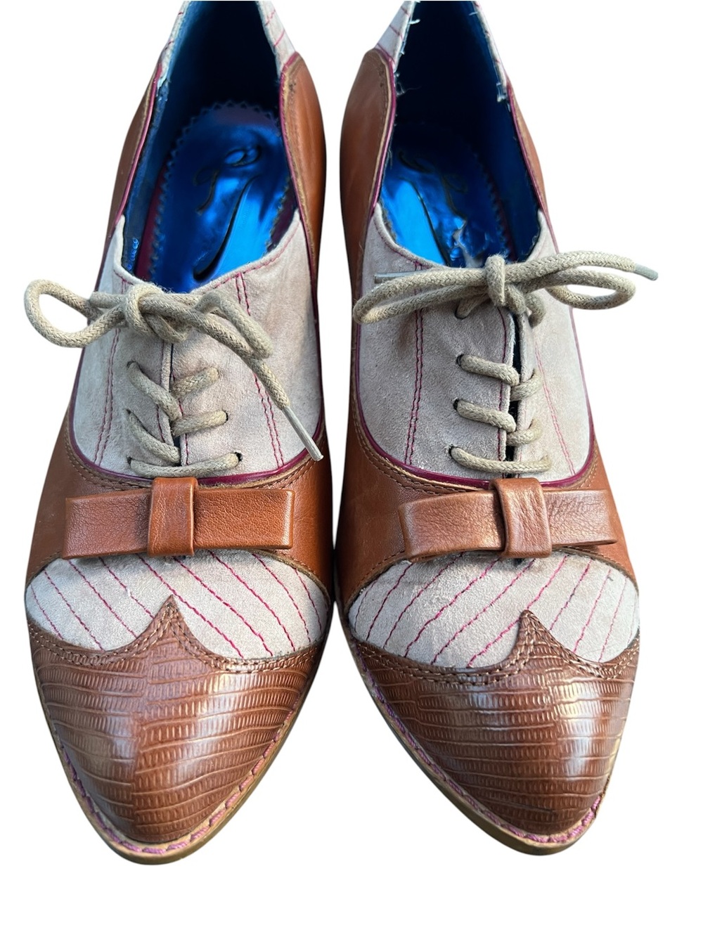 Poetic License Backlash Style Heeled Oxford Women Size 39/8.5